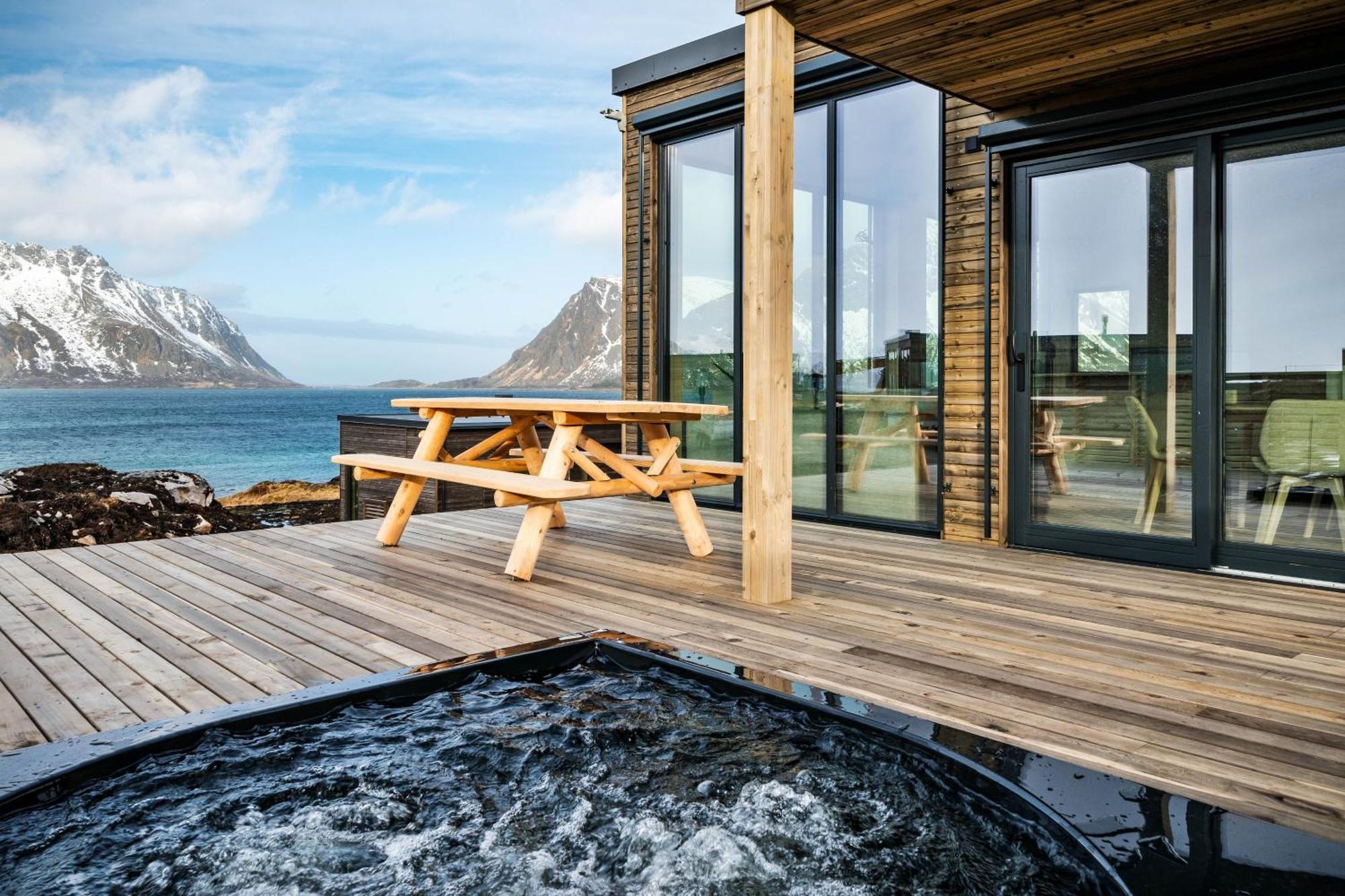 Nydelig Hytte I Unike Lofoten I Naerheten Av Henningsvaer! Lyngværet Eksteriør billede